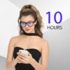 OhO Smart Glasses,Safety Glasses with Bluetooth Speaker,Indoor/Outdoor UV Protection and Voice Control,Unisex(Blue Light Lens) - Image 5