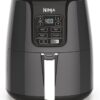 Ninja Air Fryer, Roast, Bake, Air Fry, Roast, Broil, Reheats, & Dehydrates, 4-in-1, Fries, Frozen Food, Veggies, and Juicy Meat, Less Oil, Easy Meals, Healthy Meals, Compact, 4 QT, Grey, AF101 - Image 2