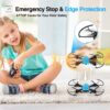 ATTOP Drone with 1080P Camera, FPV Foldable Camera Drone for Kids, One Key Start, Voice Control, Gestures Selfie, RC Quadcopter w/Altitude Hold, 3D Flips, 2 Batteries, Toy Gift for Kids Beginners - Image 5