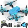 ATTOP Drone with 1080P Camera, FPV Foldable Camera Drone for Kids, One Key Start, Voice Control, Gestures Selfie, RC Quadcopter w/Altitude Hold, 3D Flips, 2 Batteries, Toy Gift for Kids Beginners - Image 2