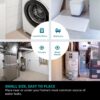 by Ezlo Water Sensor - Monitors Your Whole Home for Leaks - Detects Water Leaks in a Kitchen, Bathroom, Basement or Laundry Room - Zigbee - Image 4