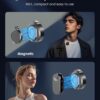 Wireless Lavalier Microphone for iPhone, Lapel Mics with Lightning Plug-Play, 2.4GHz Noise Cancellation, Charging Case Included, 300ft Range for Stream, YouTube (Lightning (Includes windscreen)) - Image 3