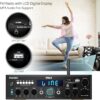 Pyle Wireless Bluetooth Power Amplifier System- 200W Dual Channel Sound Audio Stereo Receiver w/USB, SD, AUX, MIC w/Echo, Radio, LCD - Home Theater Entertainment via RCA, Studio Use, Black - PDA6BU.6 - Image 6