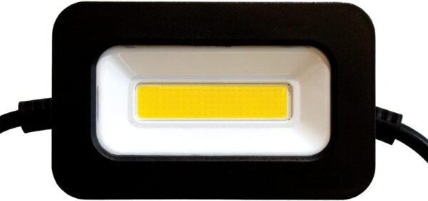 50FT LED Work Light 50W 5000 Lumen Waterproof Construction String Lights Linkable for Jobsite Lighting, 5000k Daylight White, ETL Listed (5 Light Heads) - Image 10