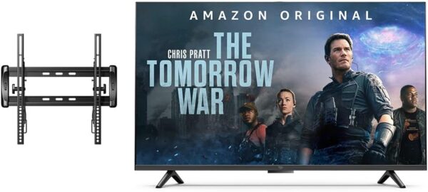 Amazon Fire TV 50" Omni Series 4K UHD smart TV bundle with Universal Tilting Wall Mount and Red Remote Cover - Image 3