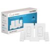 Lutron Caseta Original Smart Dimmer Switch Kit, 2 Dimmer Switches, 2 Wall Plates, 2 Pico Remotes, and Smart Hub, Works with Alexa, Apple Home, Google Home, 3 Way, 150W, No Neutral, P-BDG-PKG2W-A - Image 2