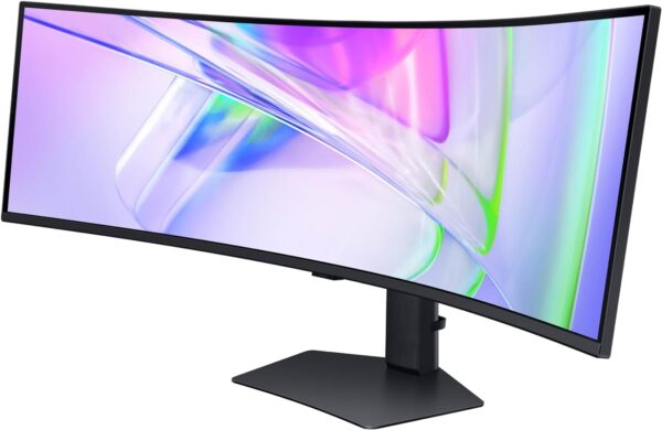 Samsung 49” Business Curved Ultrawide Dual QHD Computer Monitor, USB-C, DisplayPort, HDMI, 120Hz, VESA DisplayHDR 400, Built-in Speakers, Height Adjustable Stand, Eye Care, LS49C954UANXZA, 2024 - Image 10