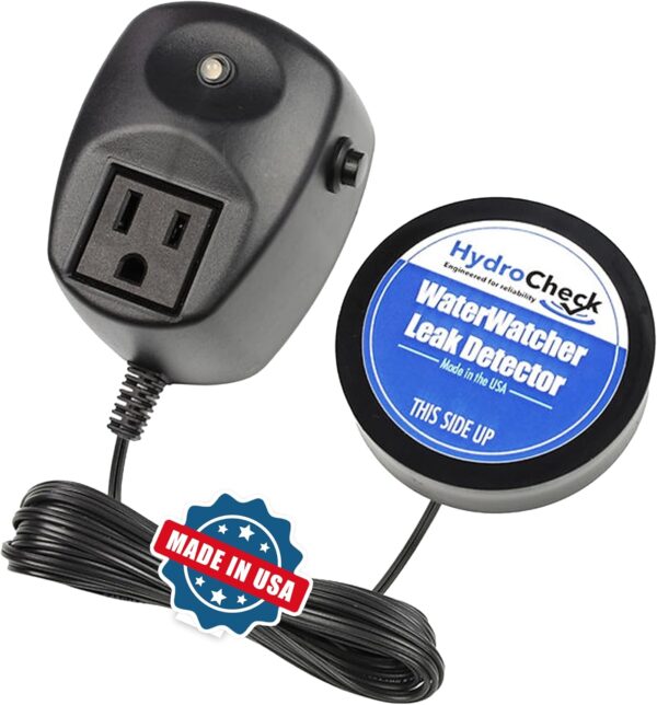 Water Sensor Alarm, Smart Water Leak Detector for Home & Basements | Made in The USA | Automatic Flood Detectors and Water Alarm, Pure Water Capable (WaterWatcher) - Image 2