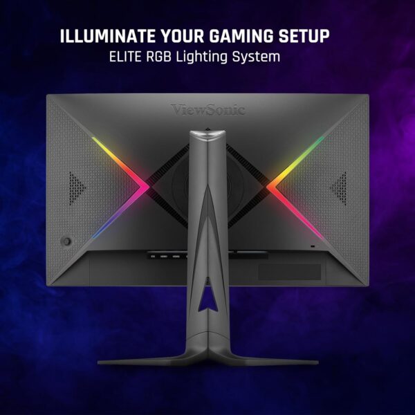 ViewSonic XG2736-2K 27 Inch 1440p 0.5ms 240Hz IPS Gaming Monitor with FreeSync Premium, RGB Lighting, Advanced Ergonomics, HDMI 2.1, DP and 65W USB-C - Image 5