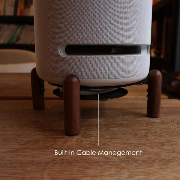 Desk Wood Stand for Echo Studio Smart Speaker and Other Suitable Speakers - Image 6