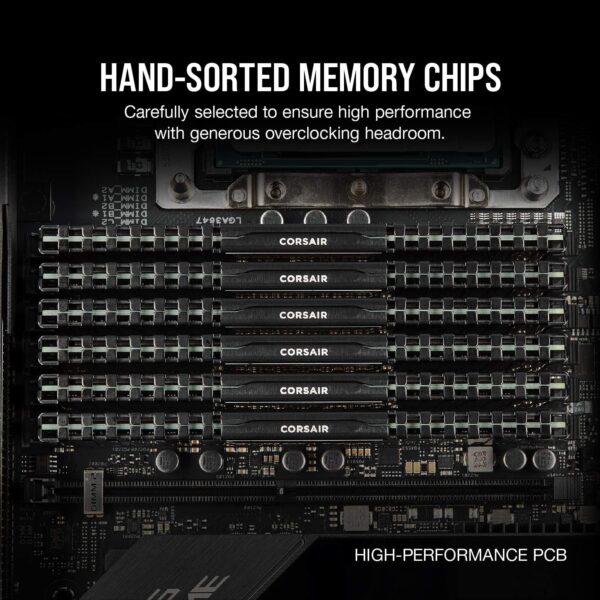 CORSAIR VENGEANCE LPX DDR4 RAM 16GB (2x8GB) 3200MHz CL16-18-18-36 1.35V Intel AMD Desktop Computer Memory - Black (CMK16GX4M2B3200C16) - Image 4