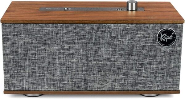 Klipsch The One with Google Voice Assistant Tabletop Wireless Stereo in Walnut | Bluetooth-Enabled, Multi-Room Ready, and fits Almost Anywhere - Image 3