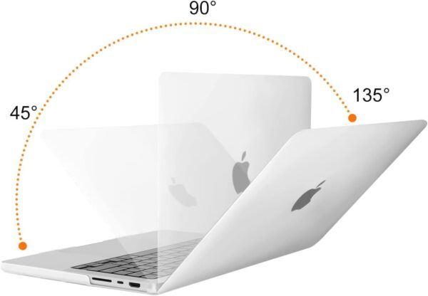 MOSISO Compatible with MacBook Pro 14 inch Case 2025 2024 2023 2022 2021 M4 M3 M2 M1 A3112 A3185 A3401 A2918 A2992 A2779 A2442, Plastic Hard Shell&Keyboard Cover&Screen Film&Pouch, Transparent - Image 5