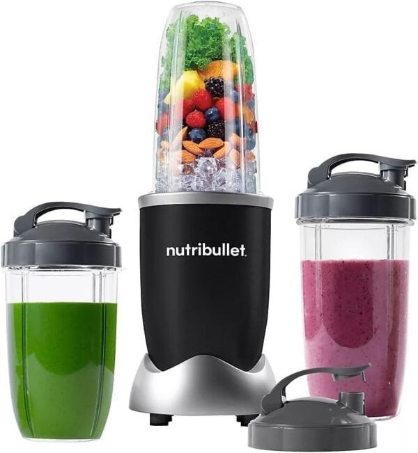 NutriBullet Pro 900W Single-Serve Blender Exclusive Bundle (Black Stainless) - Image 2