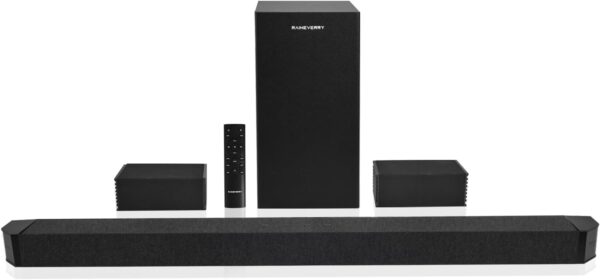 5.1.2 Premium Dolby Atmos Soundbar with Wireless Subwoofer, Bluetooth 5.1, HDMI & Optical - Works with 4K & HD TVs - Image 2