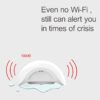 Wireless Water Leak Detector with Email,Wi-Fi Flood&Freeze Sensor, Smart Leak and Drip Alert,Loud Audible Alarm Alerts–No Need Install-Remote Waterproof Leak Sensor for Home, Basement 1 Pack - Image 5