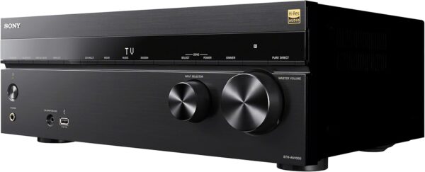 Sony STR-AN1000 7.2 CH Surround Sound Home Theater 8K A/V Receiver: Dolby Atmos, DTS:X, Digital Cinema Auto Calibration IX, Bluetooth, WiFi, Google Chromecast, Spotify connect, Apple AirPlay, HDMI 2.1 - Image 10