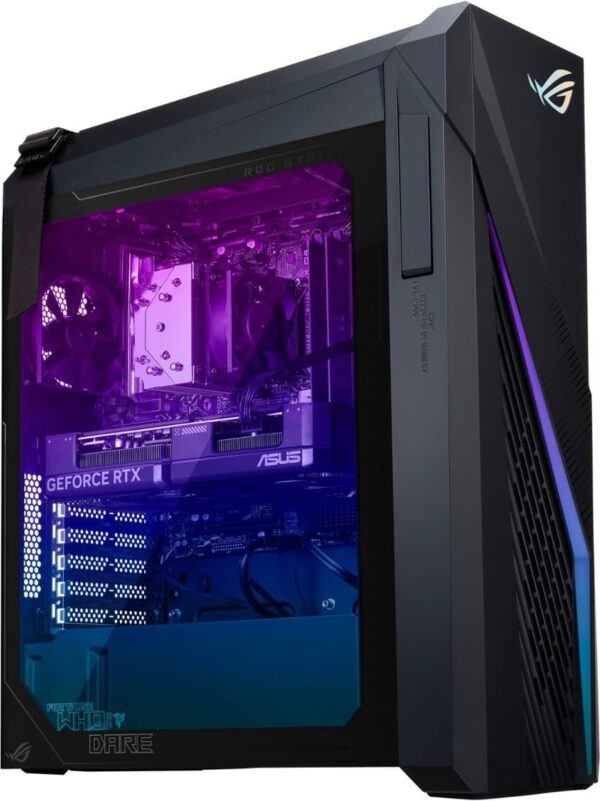 ASUS ROG Strix G16CH Gaming Desktop Computer - 14th Gen Intel Core i9-14900K 24-Core up to 6.0 GHz, 32GB RAM, 512GB NVMe SSD, GeForce RTX 4070 12GB GDDR6X, RGB Case, Windows 11 Home, Black - Image 6