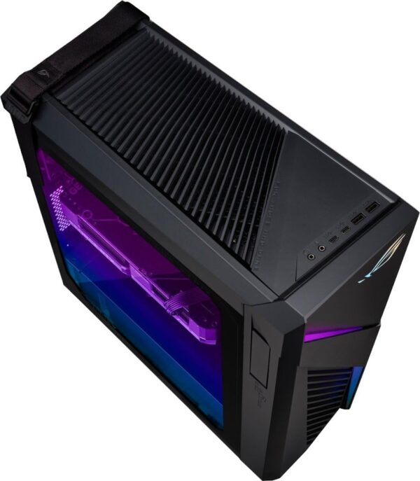 ASUS ROG Strix G16CH Gaming Desktop Computer - 14th Gen Intel Core i9-14900K 24-Core up to 6.0 GHz, 32GB RAM, 512GB NVMe SSD, GeForce RTX 4070 12GB GDDR6X, RGB Case, Windows 11 Home, Black - Image 5