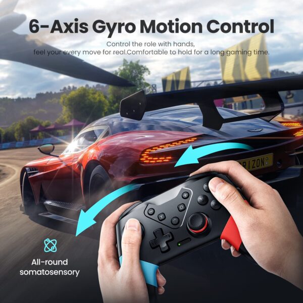 VOYEE Switch Controllers Compatible with Switch/Lite/OLED, Programming Wireless Pro Controller with Motion Control, Vibration, Wake-up, Turbo, Screenshot - Image 3