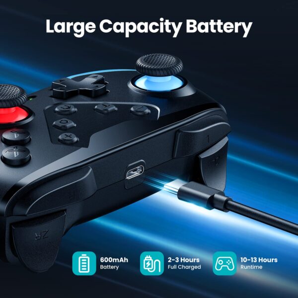 VOYEE Switch Controllers Compatible with Switch/Lite/OLED, Programming Wireless Pro Controller with Motion Control, Vibration, Wake-up, Turbo, Screenshot - Image 7