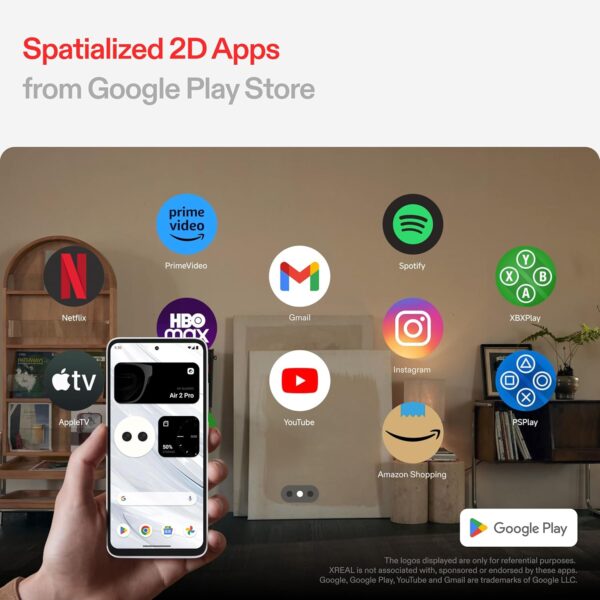 XREAL ONE AR Glasses and Beam Pro (8G+256G) Bundle– Supports All Google Play Store Apps, Elevate Your Spatial Experience - Image 7