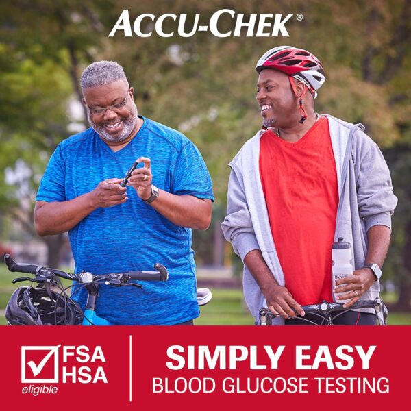 Accu-Chek Softclix Diabetes Blood Sugar Test Kit for Diabetic Glucose Monitoring: 100 Softclix Lancets, 100 Guide Test Strips, and Control Solution (Packaging May Vary) - Image 10