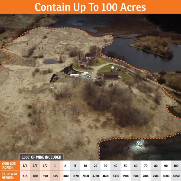 SportDOG Brand Contain + Train System - In-Ground Electric Dog Fence & Remote Trainer - Waterproof Collar - Tone, Vibrate, & Shock - from Parent Company Invisible Fence Brand - Up to 100 Acres - Image 3