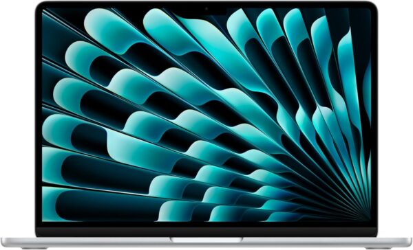 Apple 2024 MacBook Air 13-inch Laptop with M3 chip: Built for Apple Intelligence, 13.6-inch Liquid Retina Display, 8GB Unified Memory, 256GB SSD Storage, Backlit Keyboard, Touch ID; Silver - Image 2